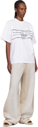 Alexander Wang Gray Crystal Washed Terry Sweatpants