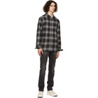 Frame Grey Flannel Check Shirt