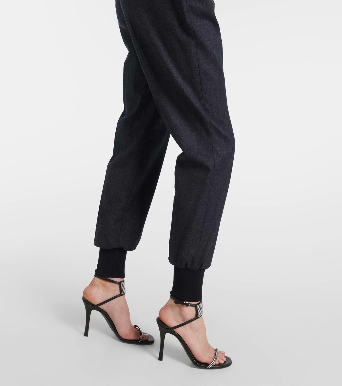 Stella McCartney Wool flannel sweatpants