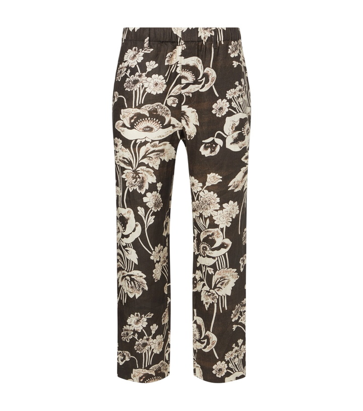 Photo: Commas Floral linen straight pants