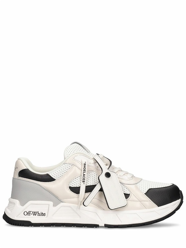 Photo: OFF-WHITE - Kick Off Leather Sneakers