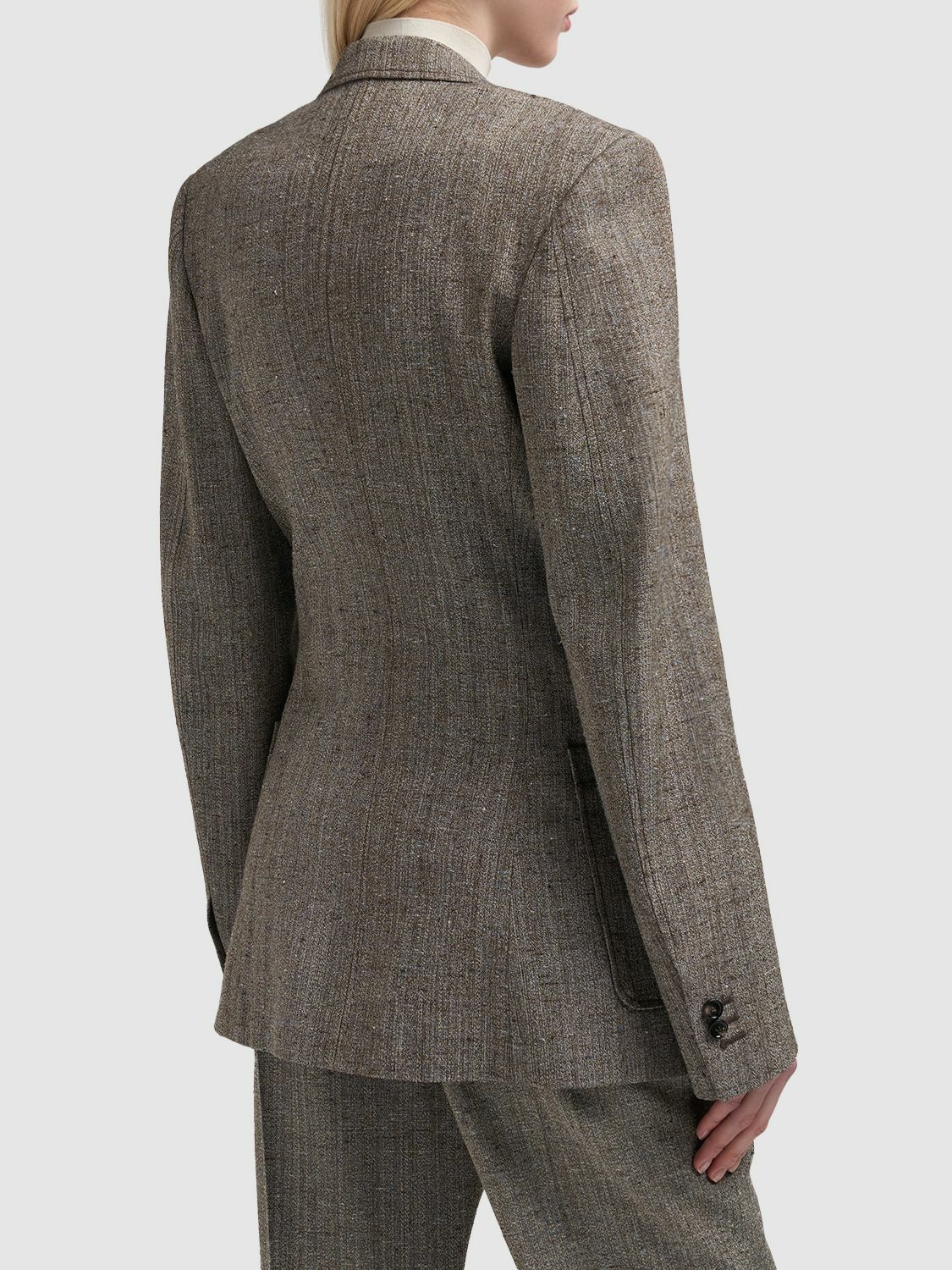 BOTTEGA VENETA - Single Breast Silk Blend Jacket Bottega Veneta BOTTEGA VENETA - Single Breast Silk Blend Jacket Bottega Veneta