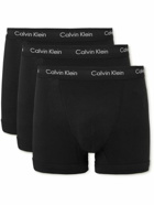 Calvin Klein Underwear - Three-Pack Stretch-Cotton Boxer Briefs - Black