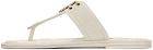 TOM FORD Off-White Suede Brighton Sandals