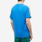 Adidas Men's 3 Stripe 'Italy' Tee​ in Bright Royal/Green