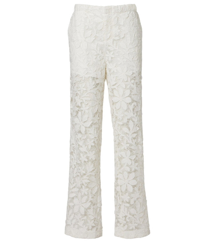 Photo: Simkhai Floral lace straight pants