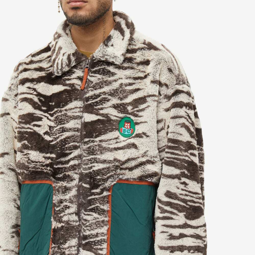 Brain Dead Men's Readers Fur Jacket in Tiger Brown Brain Dead
