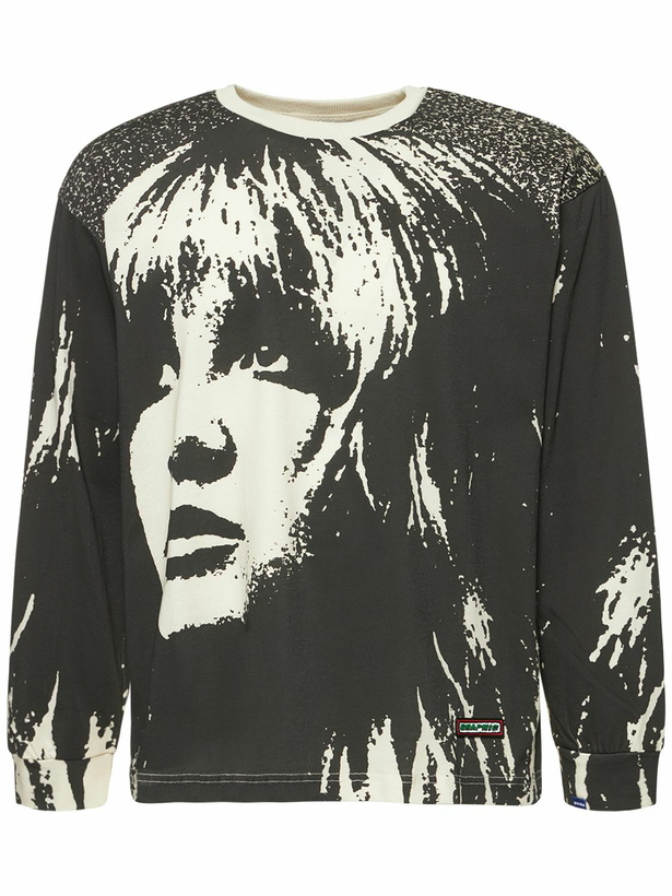 Photo: DEVA STATES Dove Printed Cotton Long Sleeve T-shirt