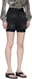 alexanderwang.t Black Pre-Styled Boxer Brief Shorts