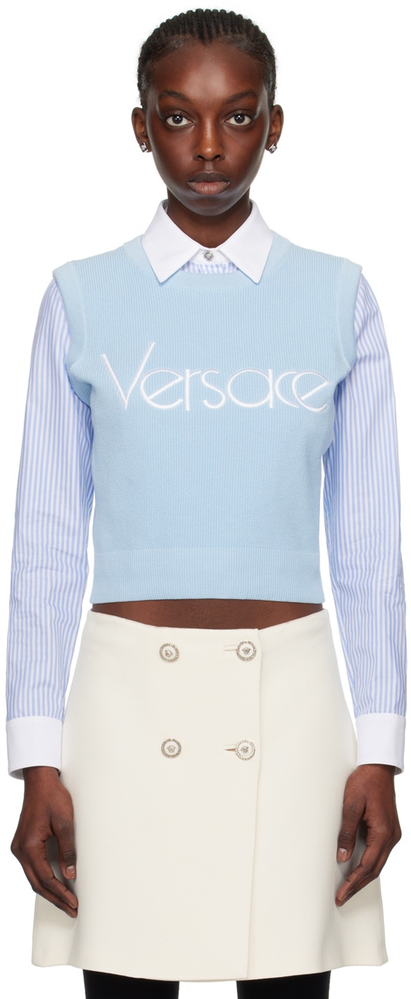 Photo: Versace Blue 1978 Re-Edition Sweater
