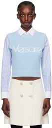 Versace Blue 1978 Re-Edition Sweater