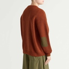 FrizmWORKS Men's Patch Round Pullover Knit in Brick