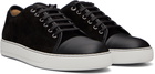 Lanvin Black DBB1 Leather & Suede Sneakers