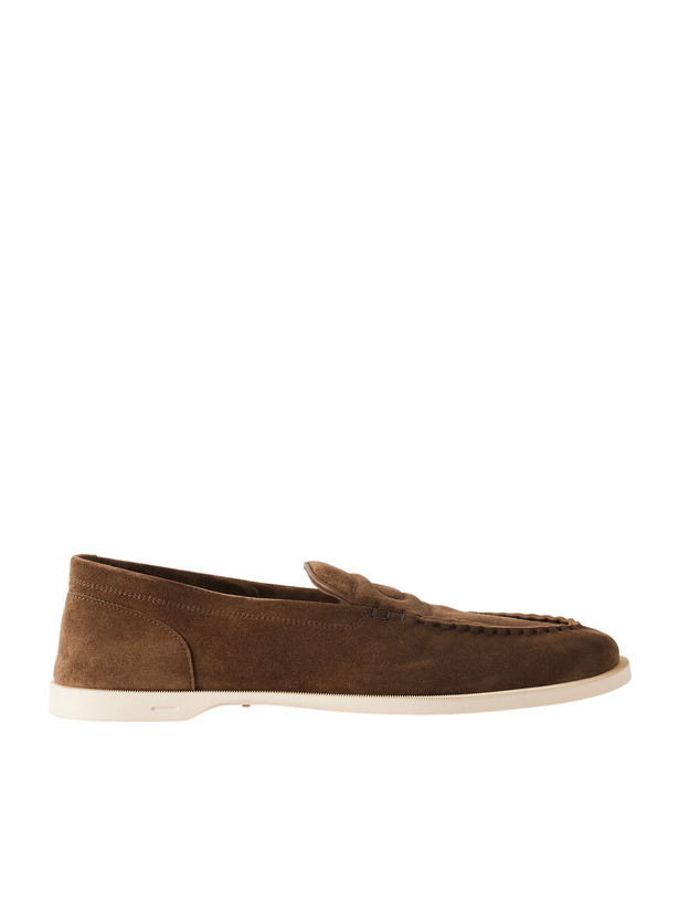 Photo: John Lobb - Pace Suede Loafers - Brown