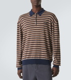 Miu Miu Striped virgin wool polo sweater