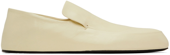 Photo: Jil Sander Off-White Flat Loafers