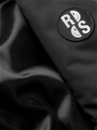 Raf Simons - Smiley Logo-Print Shell Padded Bomber Jacket - Black