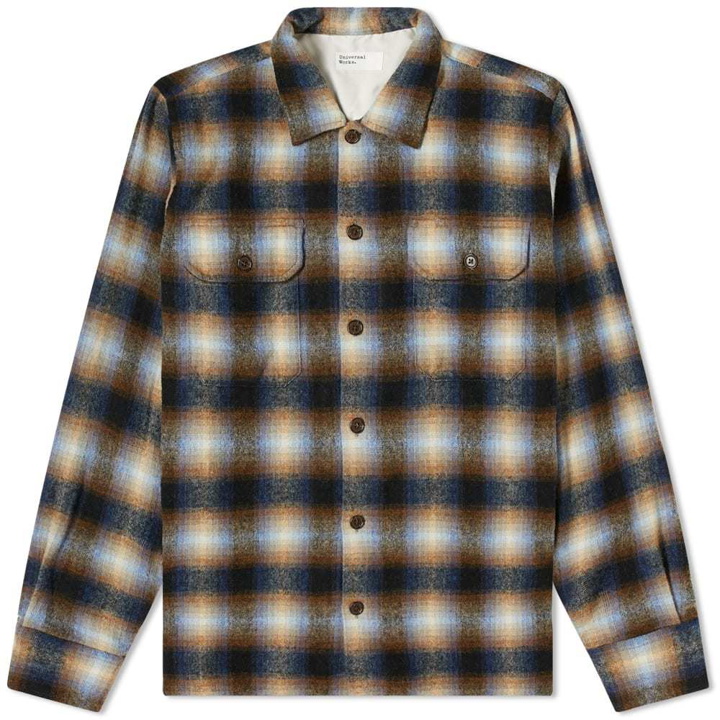 Photo: Universal Works Wool Plaid Utility Shirt