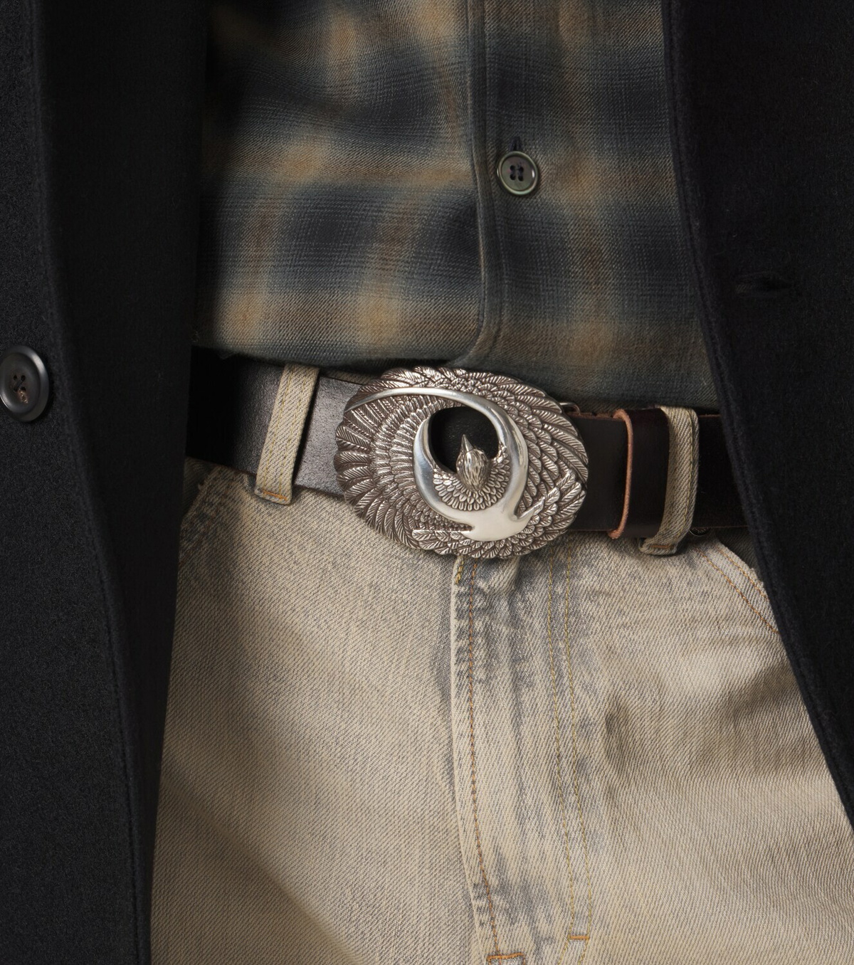 Our Legacy Eagle leather belt