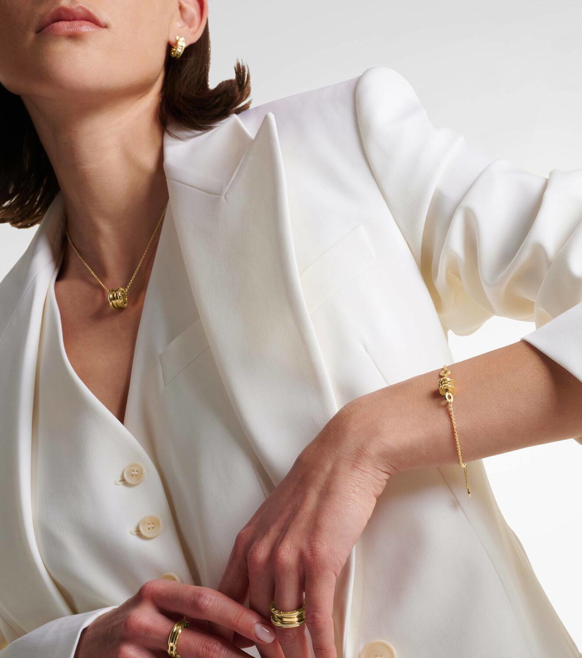 Bvlgari B.zero1 18kt gold bracelet
