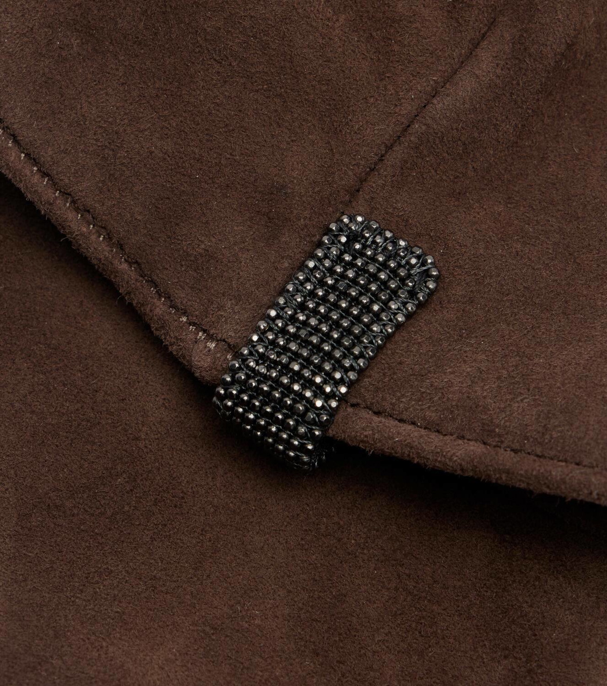 Brunello Cucinelli Monili suede gloves