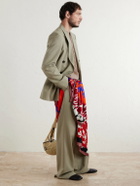 Dries Van Noten - Floral-Print Satin Scarf