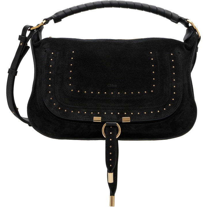 Photo: Chloé Black Marcie Suede Calfskin Bag