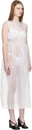 Cecilie Bahnsen White CBcamillia Midi Dress