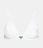 Prada Logo cotton jersey bralette