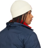 Canada Goose Off-White Rib Beanie