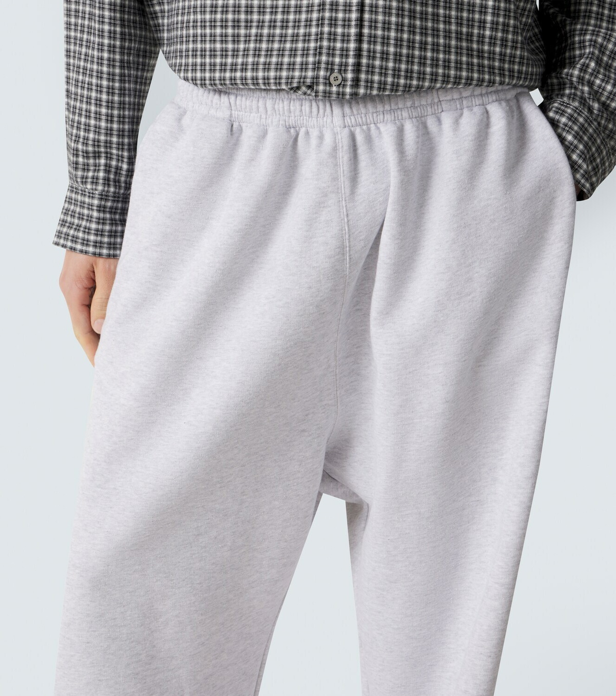 Acne Studios Logo cotton-blend fleece sweatpants