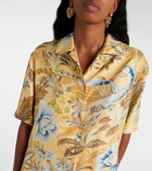 Etro Floral silk shirt