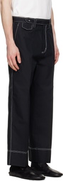 Lanvin Black Workwear Trousers