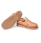 Yuketen - Crus Woven Leather Sandals - Men - Sand