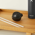 Hydroflask Wide Mouth Flex Straw Cap in Black