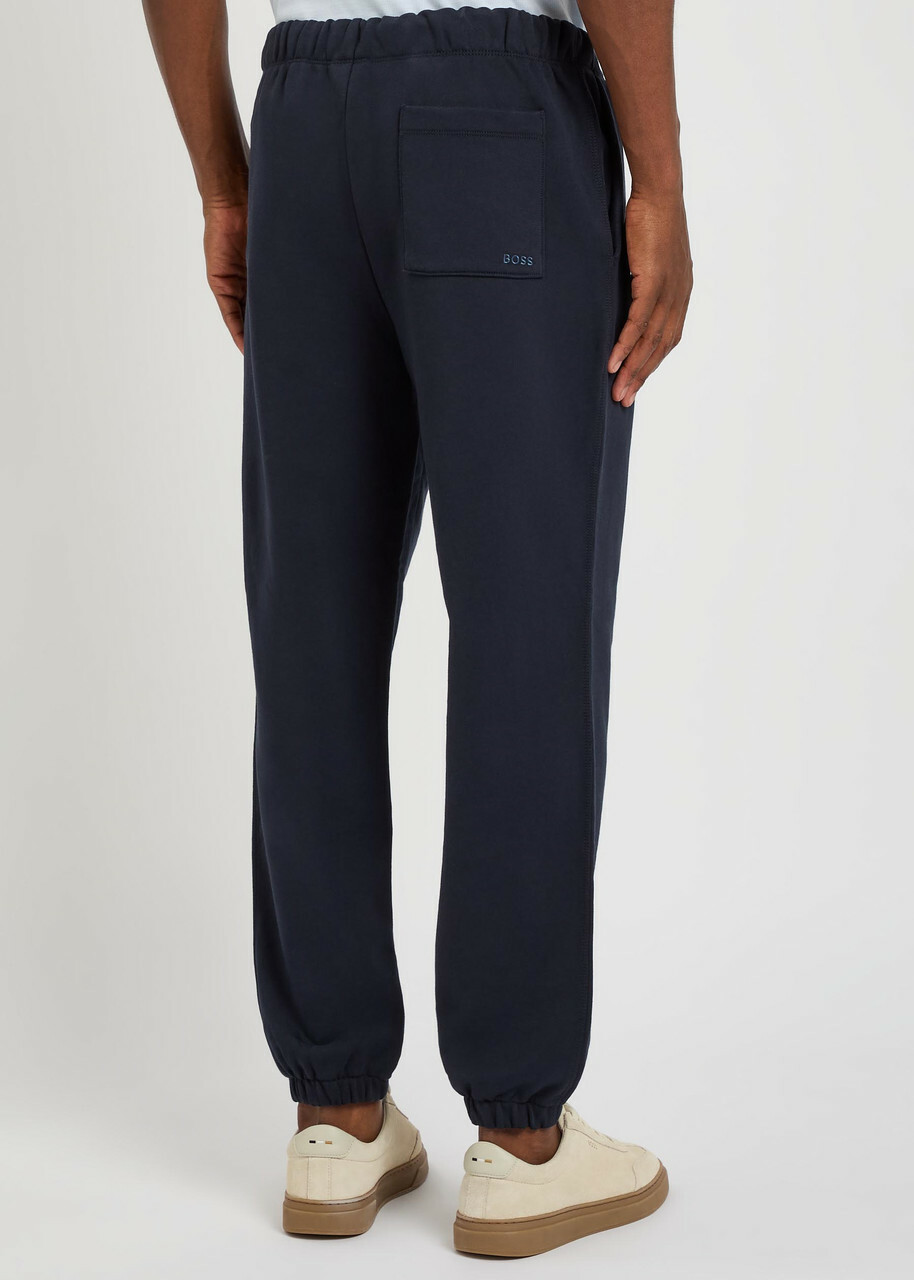 Boss Locsin Cotton Sweatpants Navy
