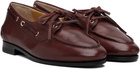 Bally Burgundy Plume Loafers