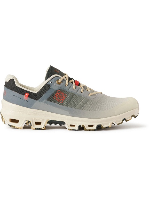 Photo: Loewe - On Cloudrock Logo-Print Dégradé Recycled Mesh Running Sneakers - Gray