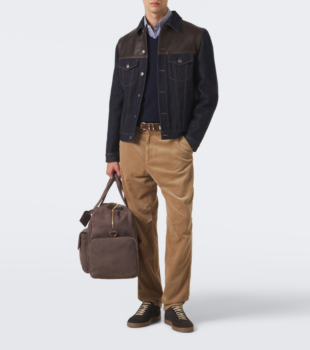 Brunello Cucinelli Leather duffel bag