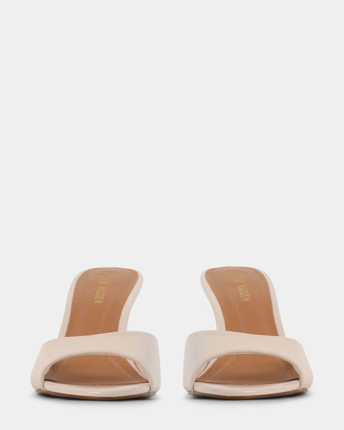 Steve Madden Santii Heels in Natural Patent