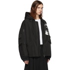 Undercover Black Hooded Pocket Jacket