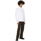 Acne Studios White Mock Neck Long Sleeve T-Shirt