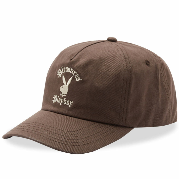 Photo: Pleasures Men's Invite Strapback Cap in Brown