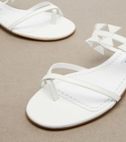 Manolo Blahnik Maura leather thong sandals