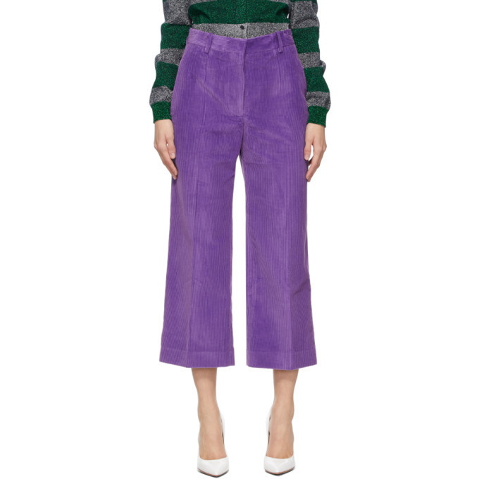 Y2K Ralph Lauren Purple Corduroy Trousers  Small  Medium   Wildhoneygoods