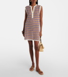 Eres Inedite open-knit cotton-blend minidress