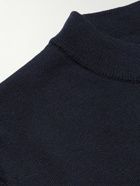 NN07 - Martin Merino Wool Mock-Neck Sweater - Black