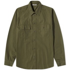 Wood Wood Men's Avenir Nylon Overshirt in Olive