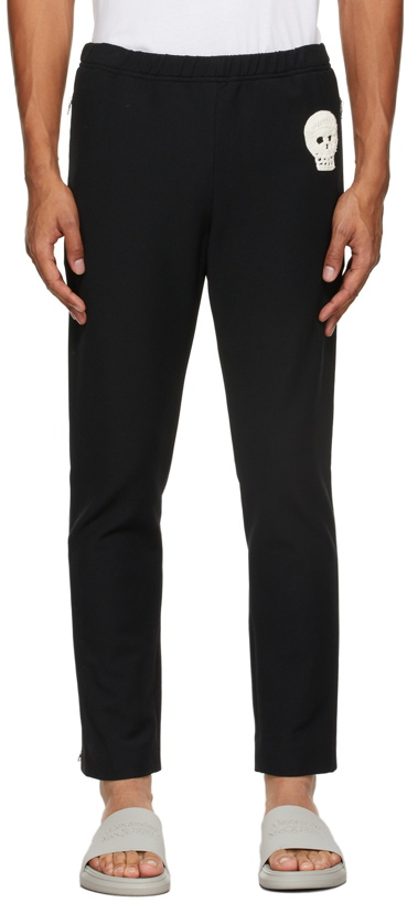 Photo: Alexander McQueen Black Twill Techno Cavalry Trousers