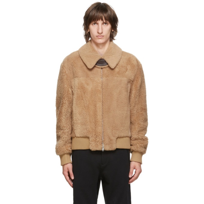Photo: 3.1 Phillip Lim Beige Natural Shearling Bomber